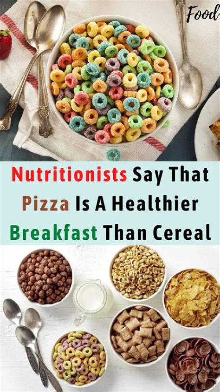 A Nutritionist Says Pizza Is a Healthier Breakfast Than Most Cereal