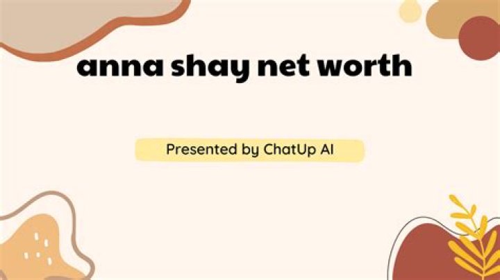 Anna Shay Net Worth 2024