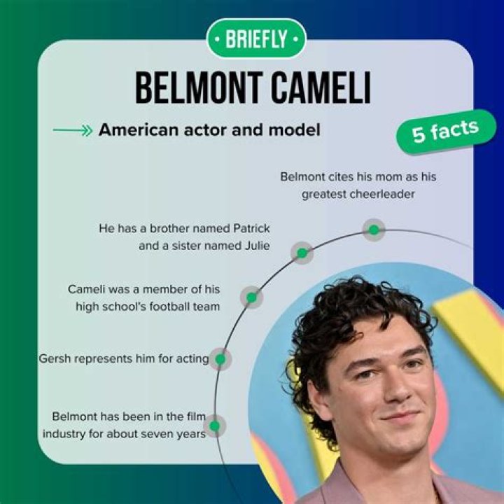 Belmont Cameli: Wikipedia, Biography, Age, Height, Girlfriend, Parents, Instagram.
