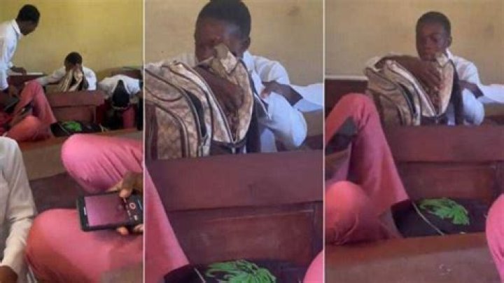 “Don’t Expose Him”: Secondary School Boy Causes Stir After Opening His Bag in School, Video Trends