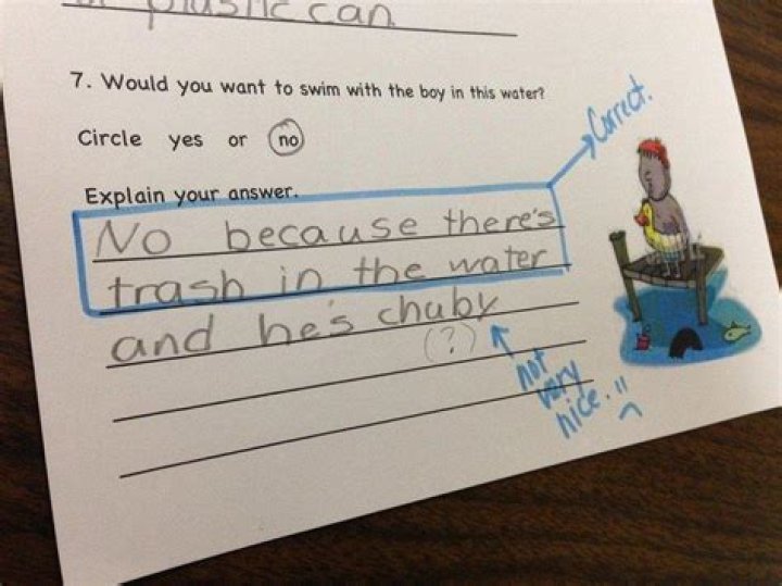 Funny Homework Answers From Kids