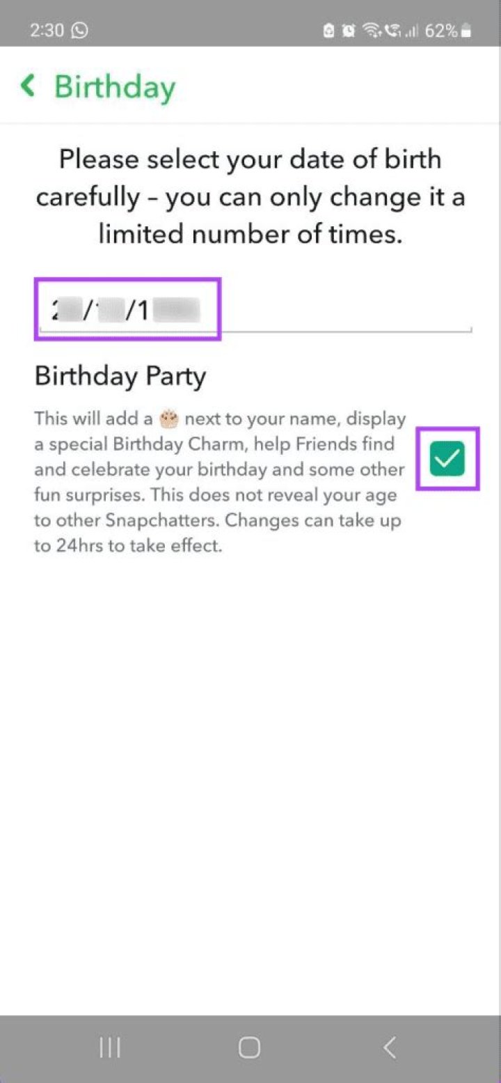 How to Turn on the Birthday Party Option on Snapchat