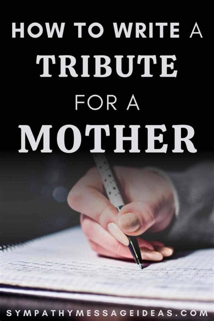 How to write a tribute to my mother at her funeral? 20+ examples