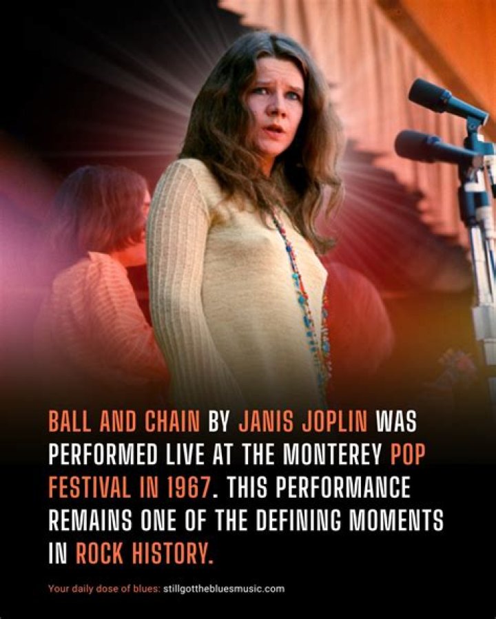 Janis Joplin’s
Ball And Chain Lyrics