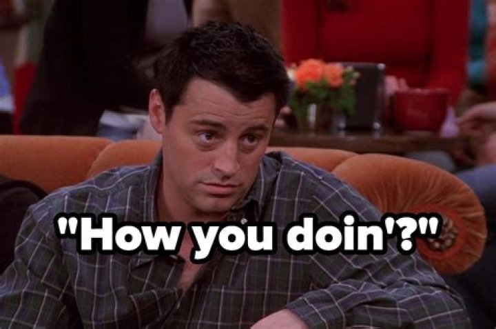 Joey Tribbiani Is Just Checkin' In To See "How You Doin'?" 