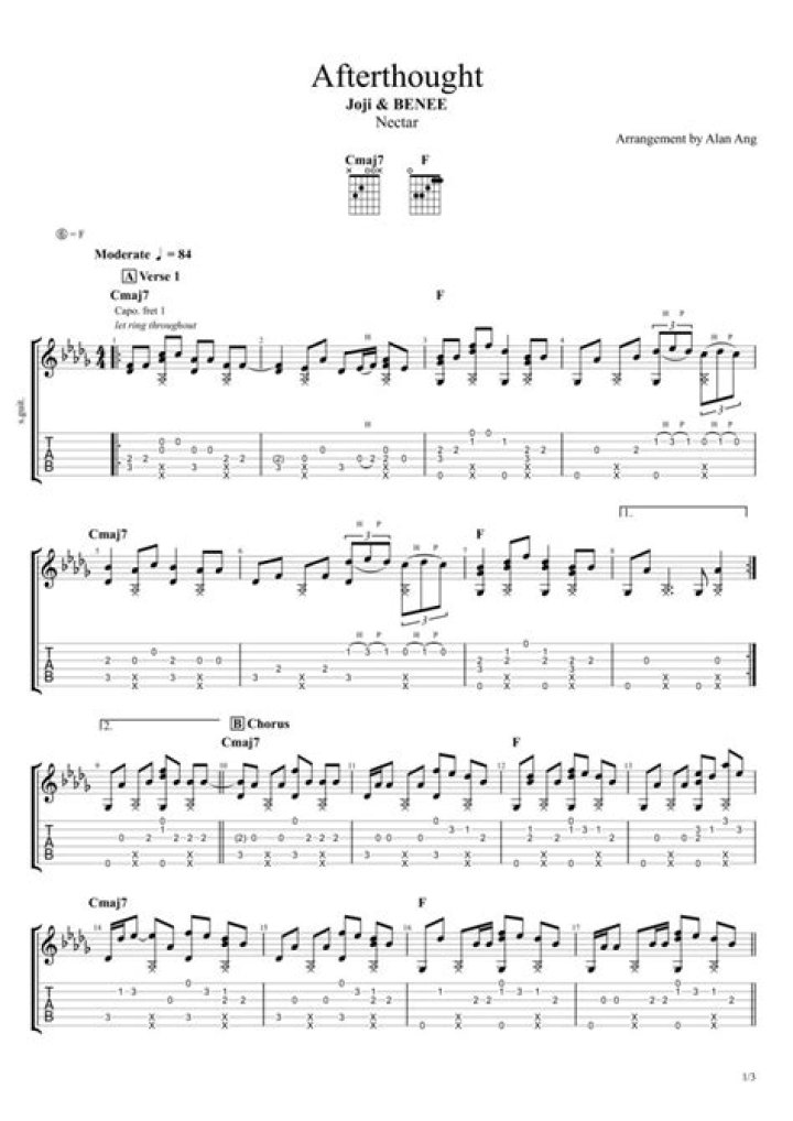 Lyrics & Translations of Afterthought by Joji