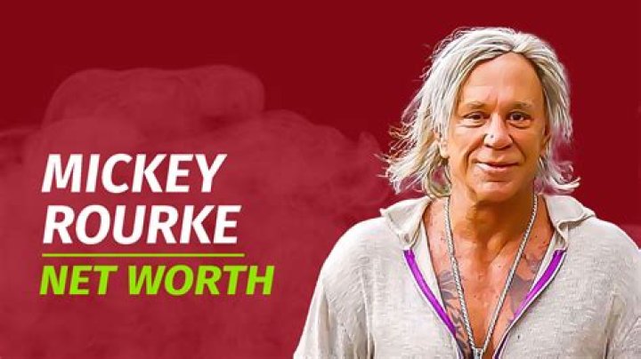 Mickey Rourke’s net worth, fact, career, awards, biography & life story