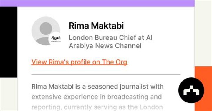 Rima Maktabi Net Worth