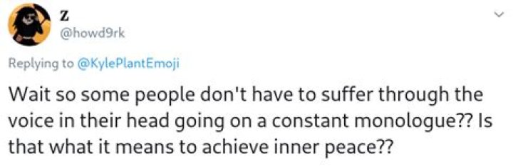 Some Human Beings Have Internal "Narrators" in Their Head, Apparently