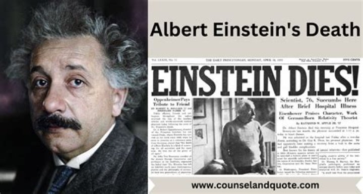 Today in history, April 18: Albert Einstein died of heart failure