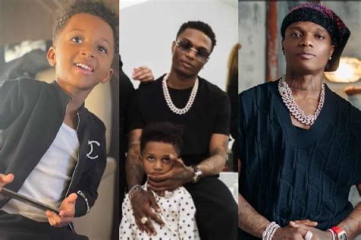 Wizkid's 2nd son Ayo looks all grown up as he celebrates 5th birthday (photos)